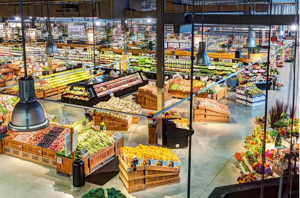 Overhead view of grocery | Market District at Giant Eagle