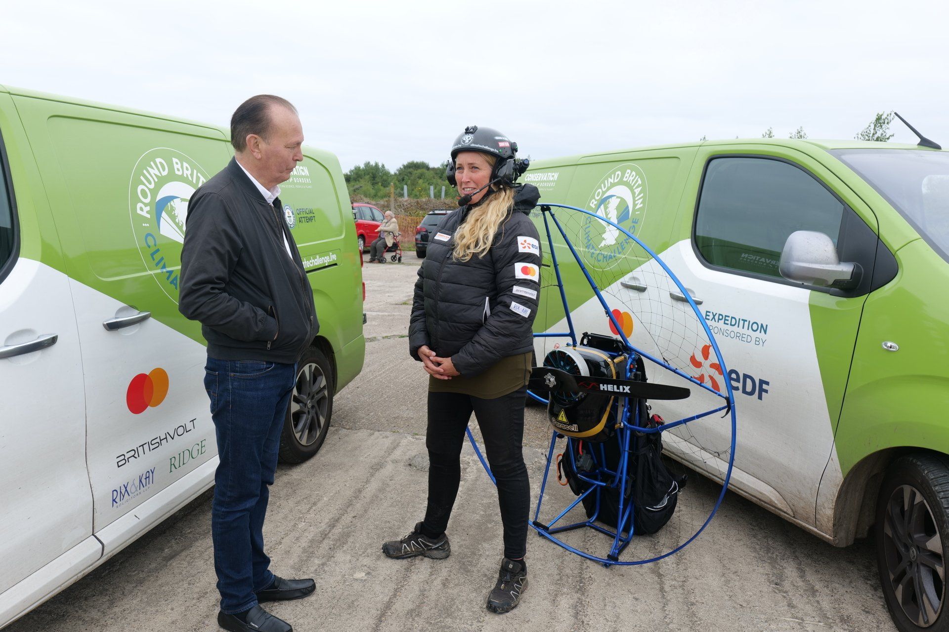 Sacha Dench, Round Britain Climate Challenge, Climate Change, Climate Crisis, COP26, Britishvolt, Electric Energy, Battery Manufacture, BAttery Technology, Battery Recycling, Electric Travel, Gigaplant, Blyth, Localised Carbon Emissions, Air Quality, Renewable Energy