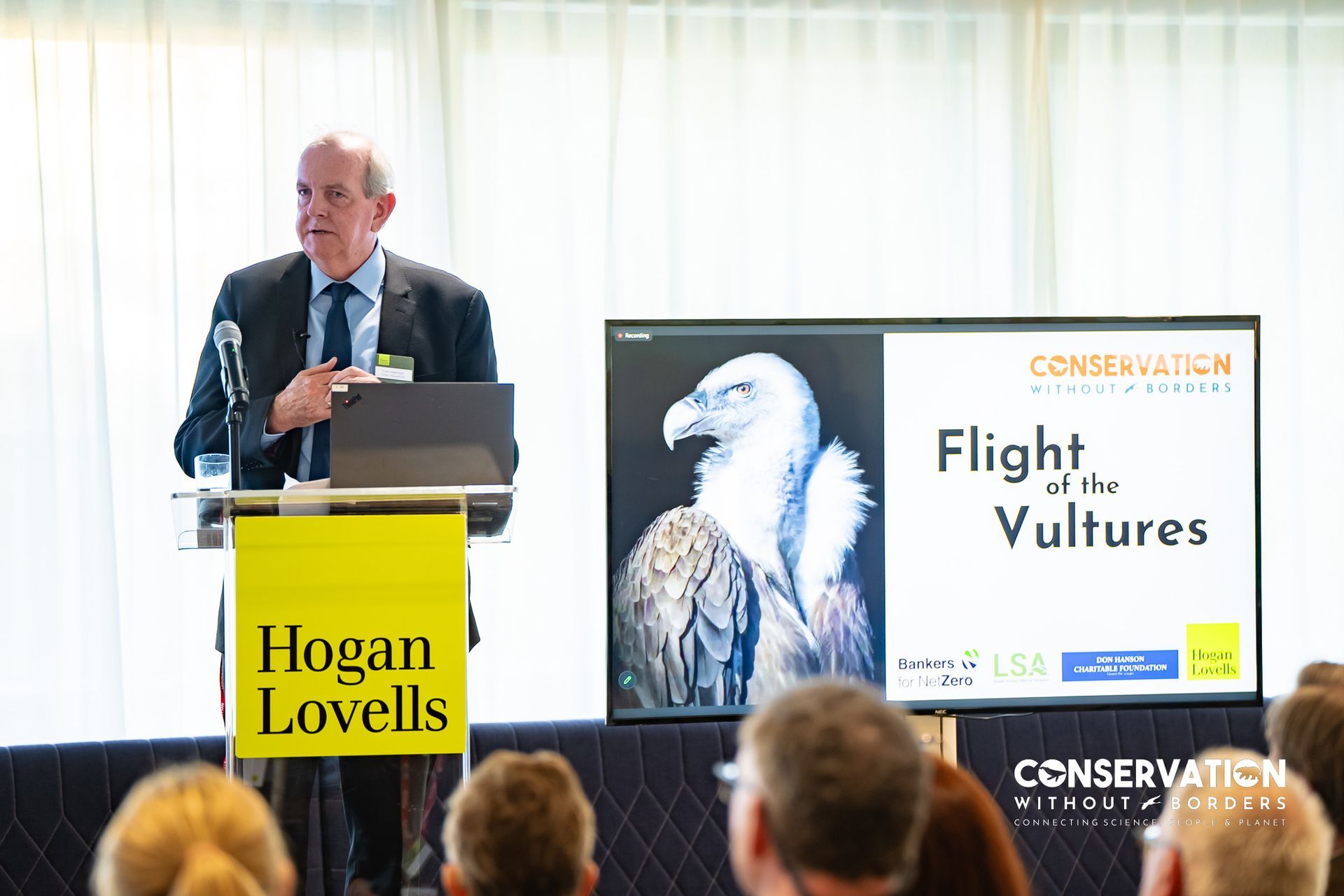  Colin Galbraith: Chair NatureScot and UN representative on Climate and Migratory Birds at the Conservation Without Borders' Flight of the Vultures event