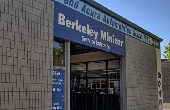 The Service Entrance of our Berkeley Auto Repair Shop  | Berkeley Minicar