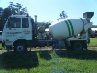 White Truck — Small Batch Concrete Delivery in Carrara, QLD