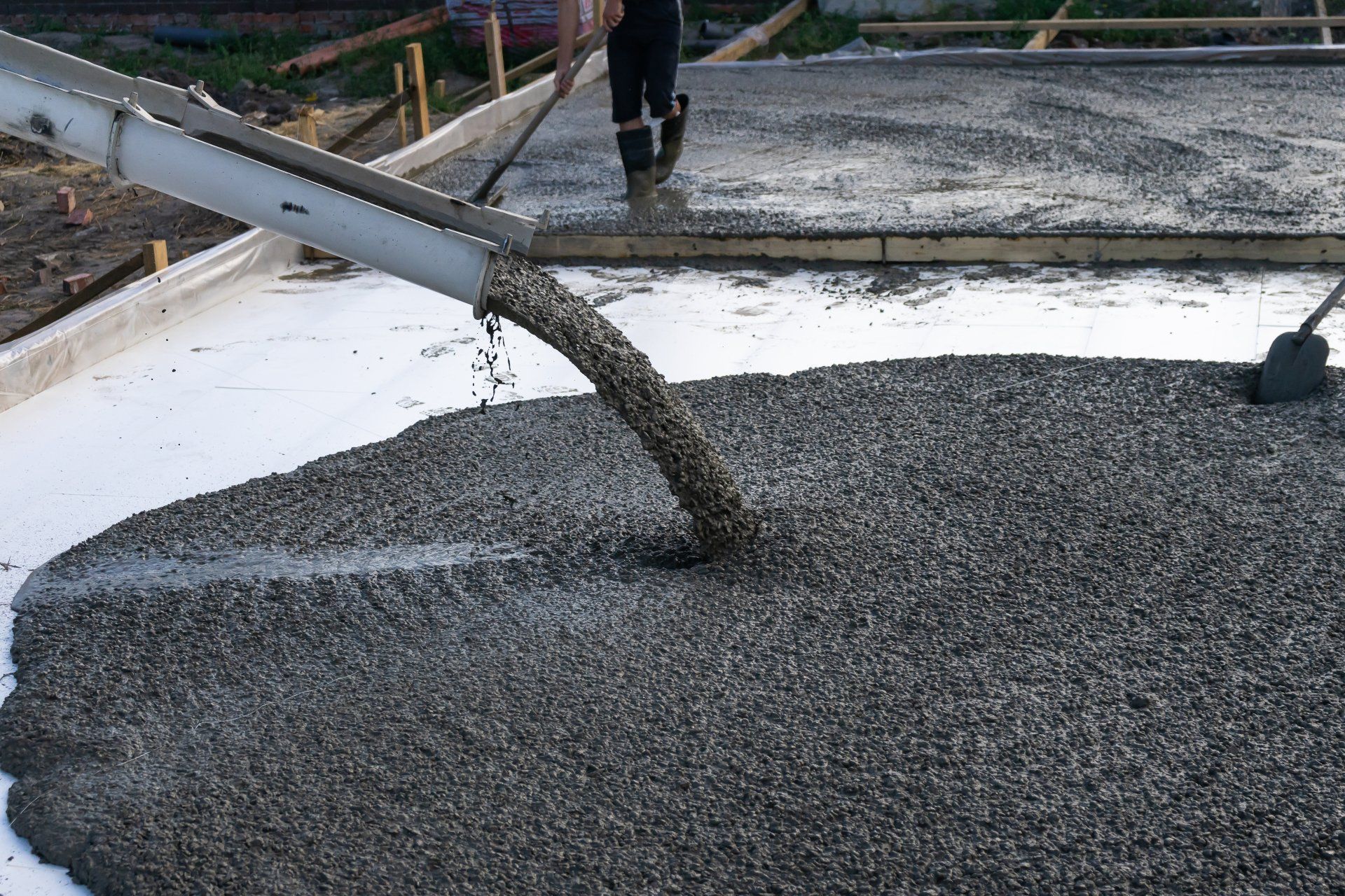 Foundation pouring