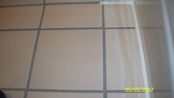 A photo of a tiled floor was taken in 2007