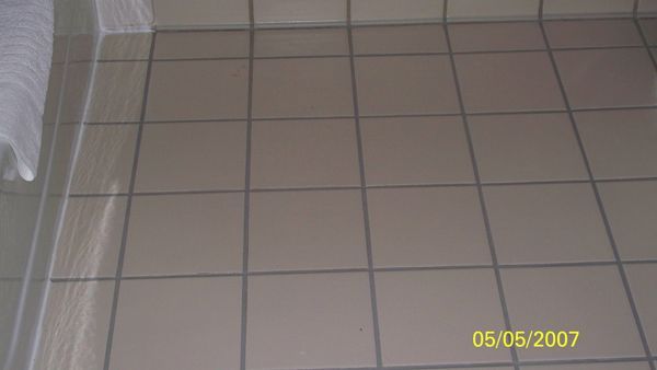 A photo of a tiled floor taken on 05/05/2007
