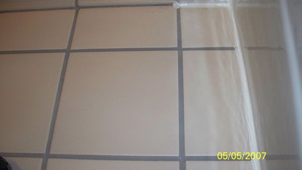 A picture of a tiled floor taken on 05/05/2007