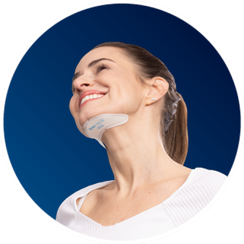 Woman in white shirt with pained expression, hand on cheek, suggesting toothache.