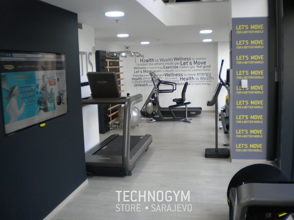 Teretana sa natpisom 