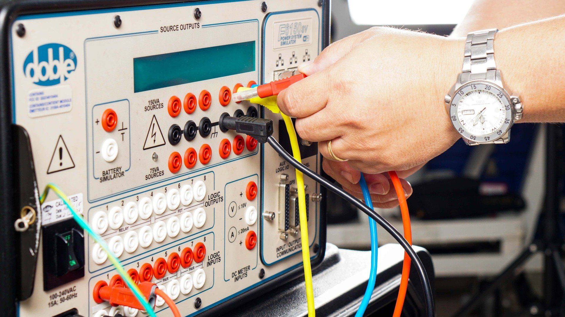 A man wearing glasses is sitting in front of a computer screen
