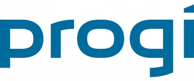 Logo Progi en bleu.