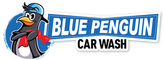 BLUE PENGUIN CAR WASH LOGO
