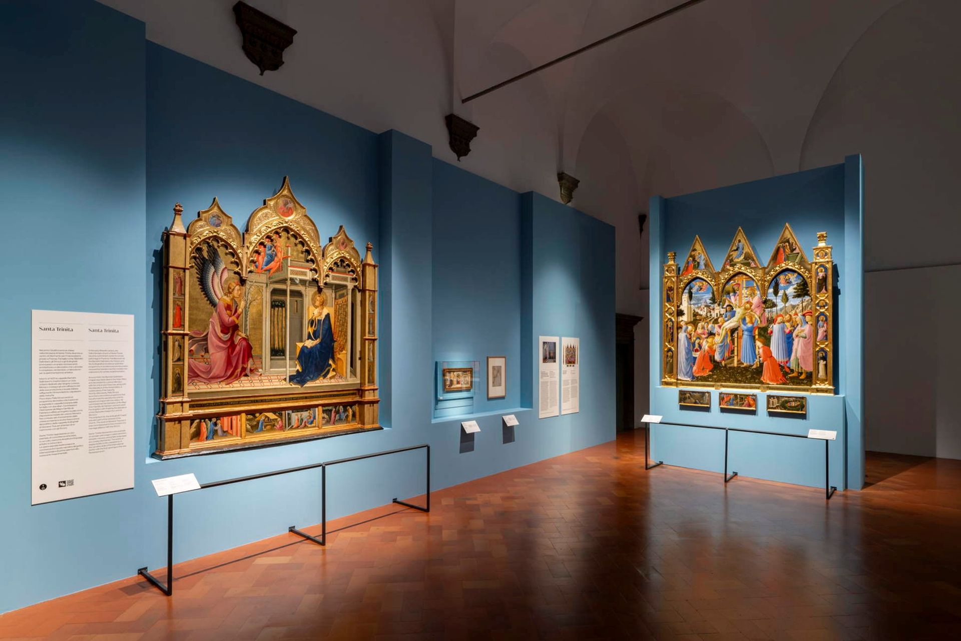 prima sala palazzo strozzi pale altare beato angelico 