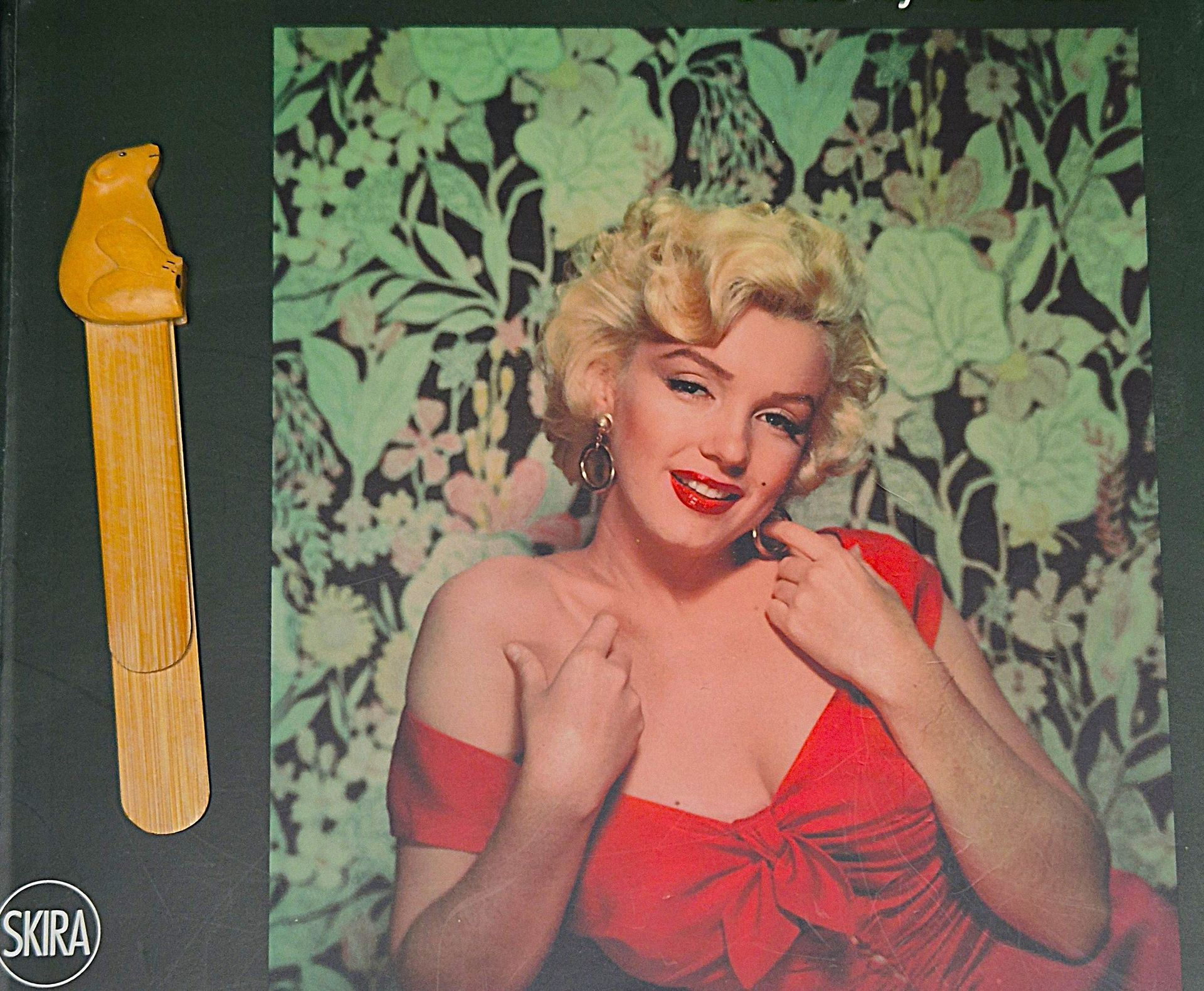 foto marilyn monroe catalogo mostra segnalibro orso