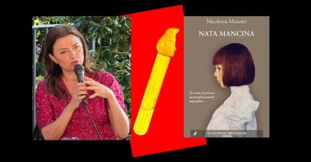 ritratto foto Nicoletta Manetti copertina libro Nata mancina