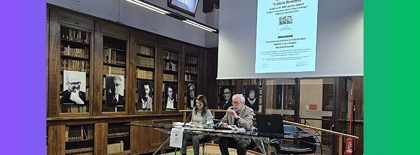 Roberto Mosi poeta e Nicoletta Manetti scrittrice Biblioteca delle Oblate