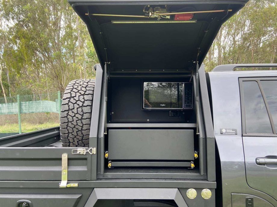 A Vehicle With a Canopy — Custom RV Creations & Repairs in Sumner, QLD