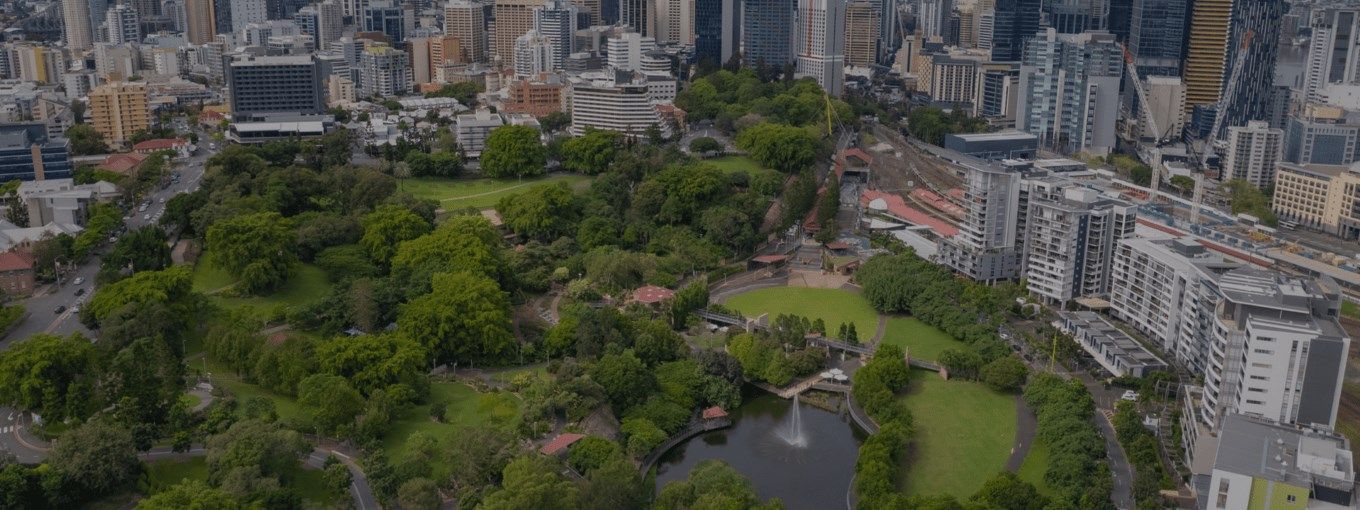 An Aerial View of a Park in the Middle of a City — Custom RV Creations & Repairs in Sumner Park, QLD