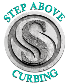 step above curbing logo