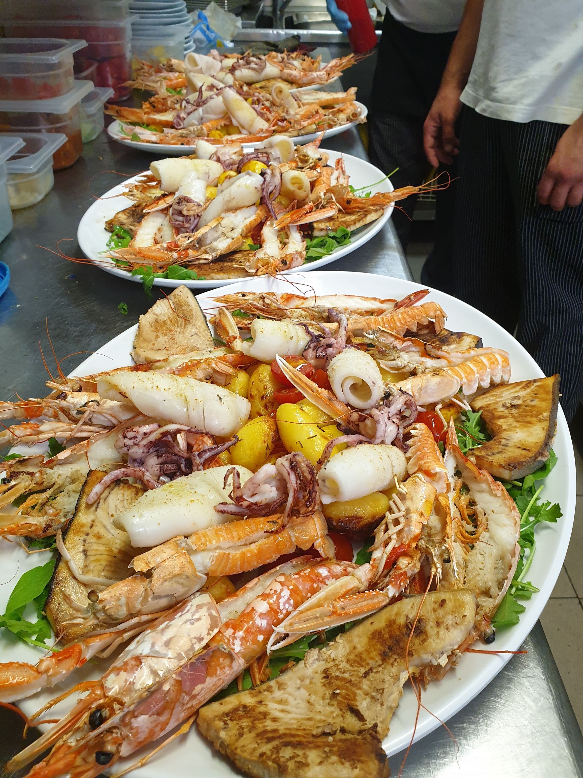 Grigliata mista di crostacei