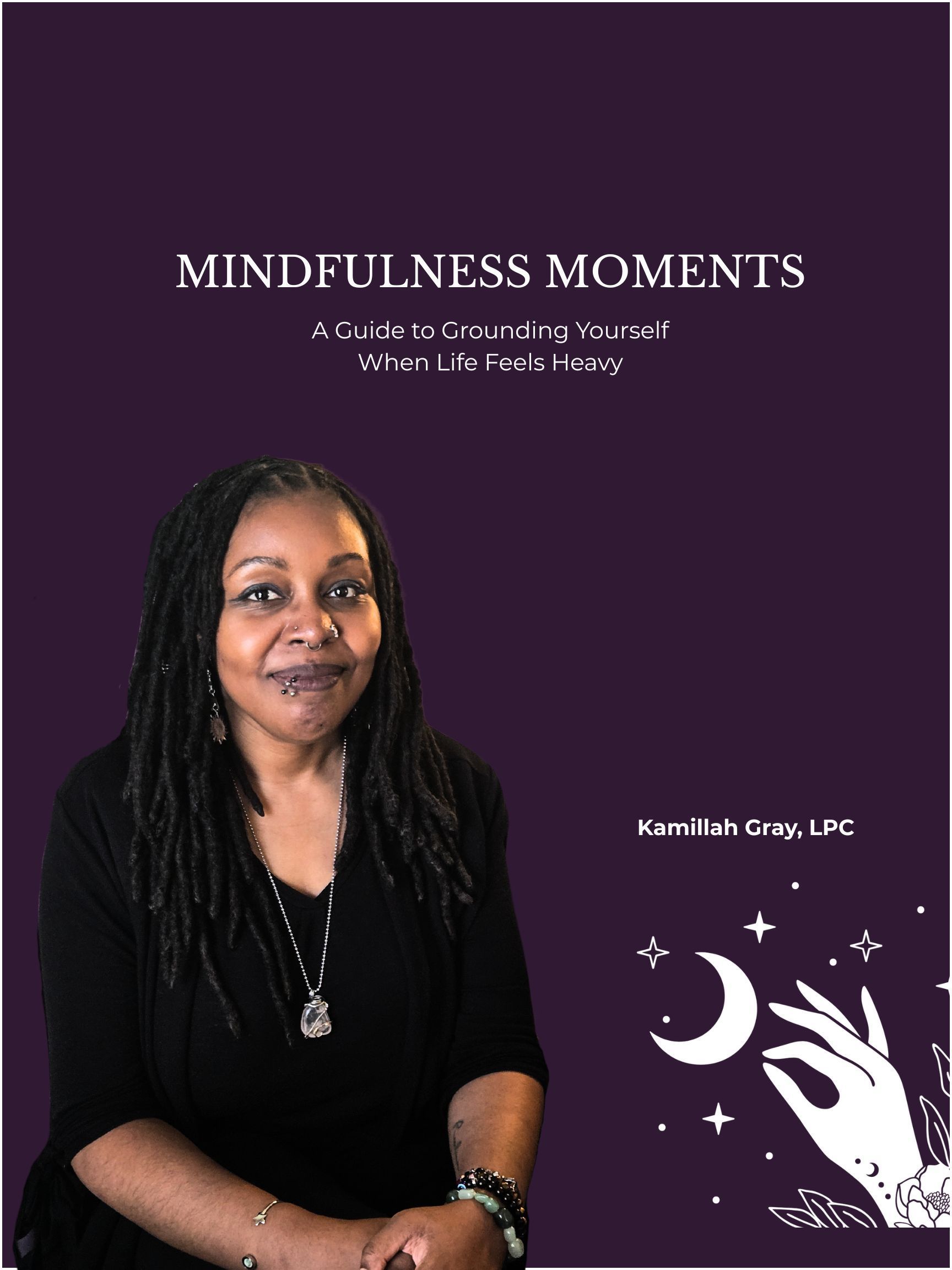 Woman with dreadlocks on book cover