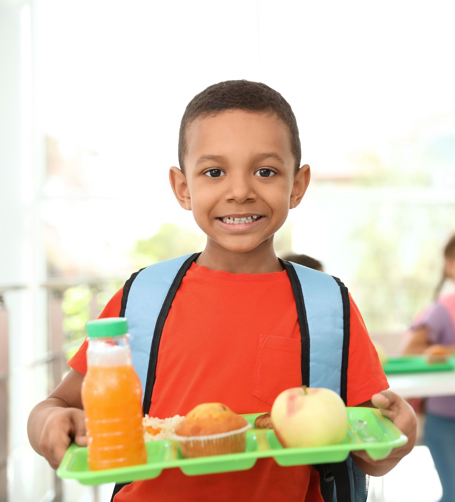 Little Boy Holding Nutritious Meal