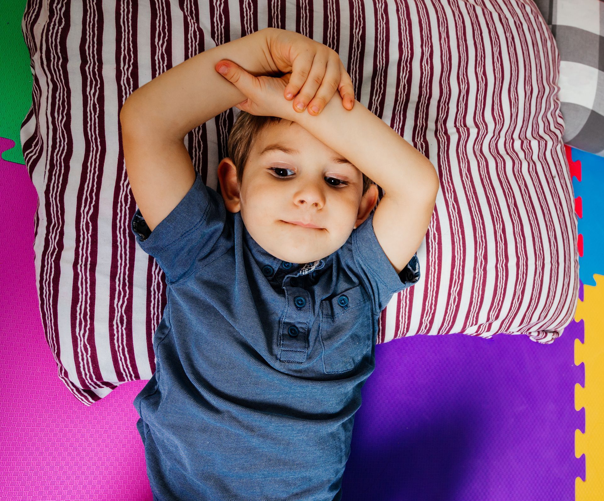 Child Taking a Nap in Day Care