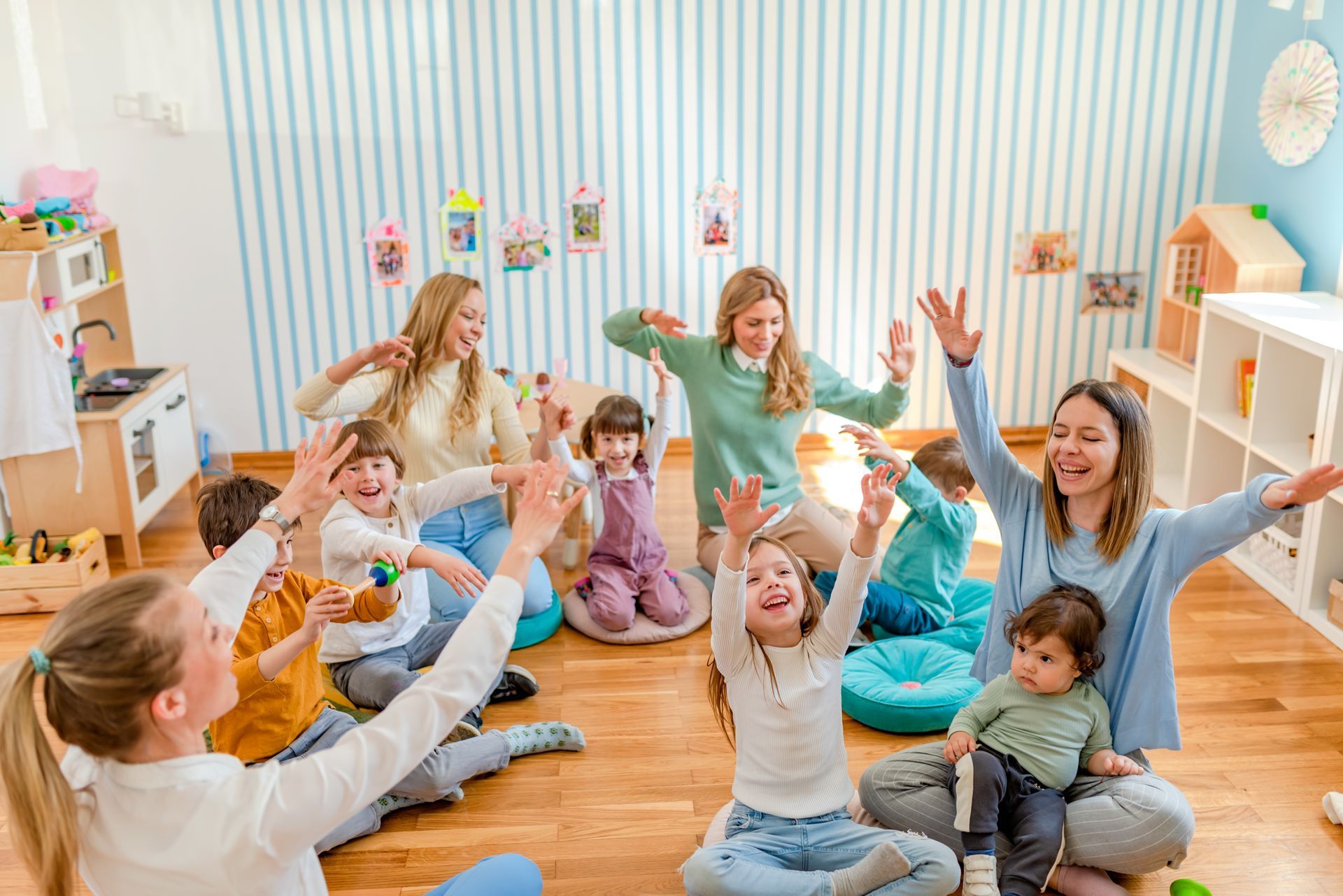 Parent and Teacher in Day Care