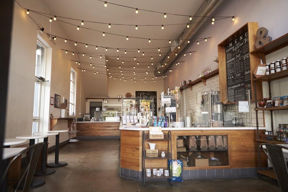 A Modern Coffee Shop — Gordon's Air Conditioning & Refrigeration Services in Caloundra, QLD