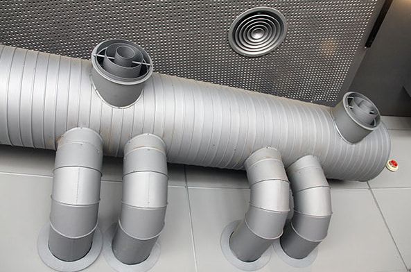 Air Conditioner Metal Pipes — Gordon's Air Conditioning & Refrigeration Services in Caloundra, QLD