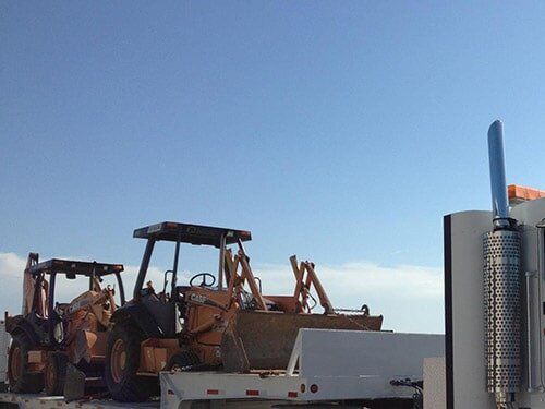 Backhoe on Deliver — Servicing Equipment in Fort Worth, TX