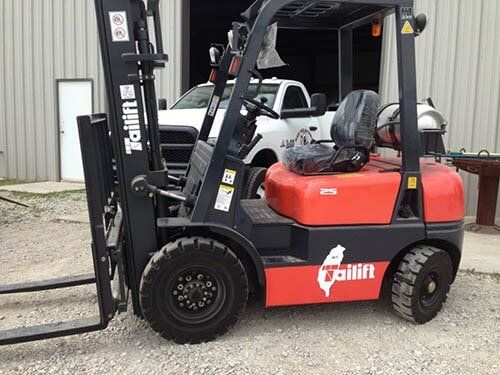 Red Forklift — Servicing Equipment in Fort Worth, TX