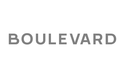 The boulevard logo is on a white background.