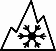 Alpine teken wintervlok all seizoen band