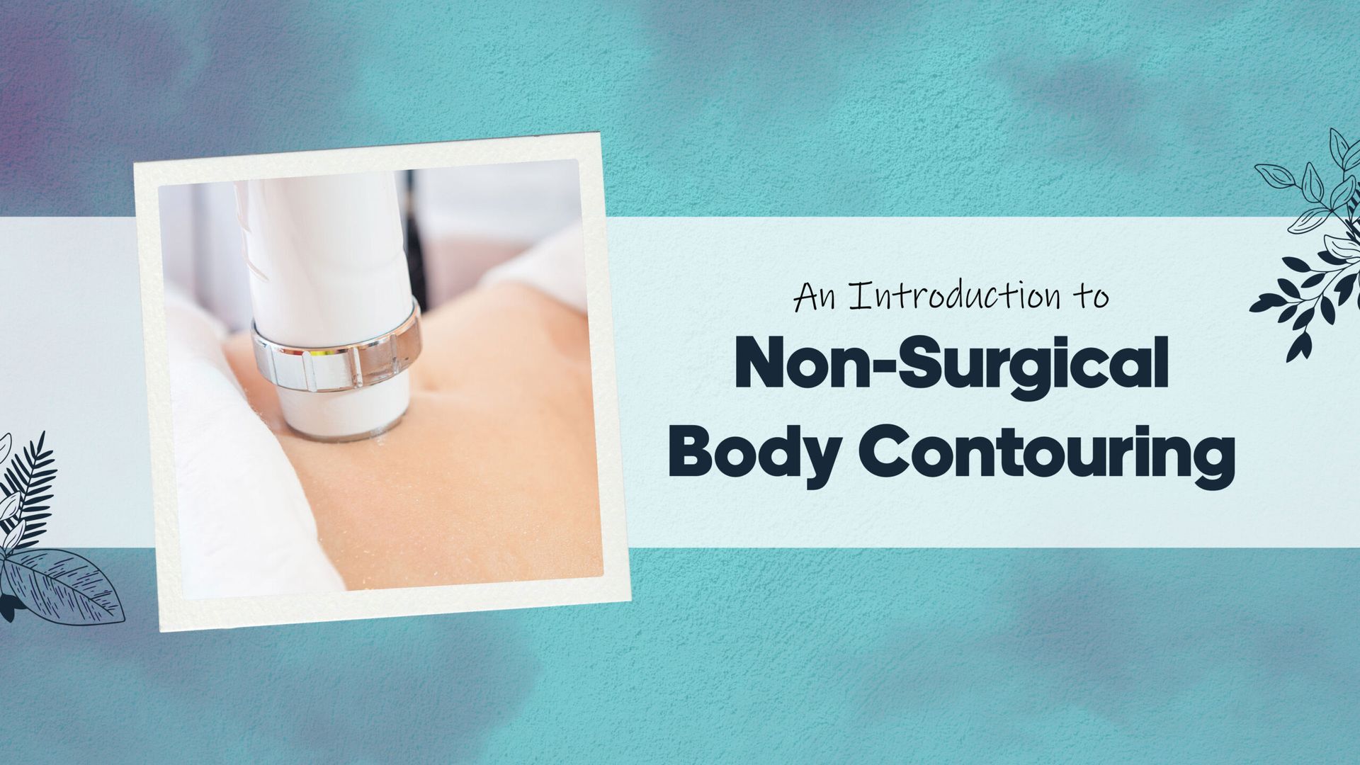 A picture of a person getting a non-surgical body contouring treatment.