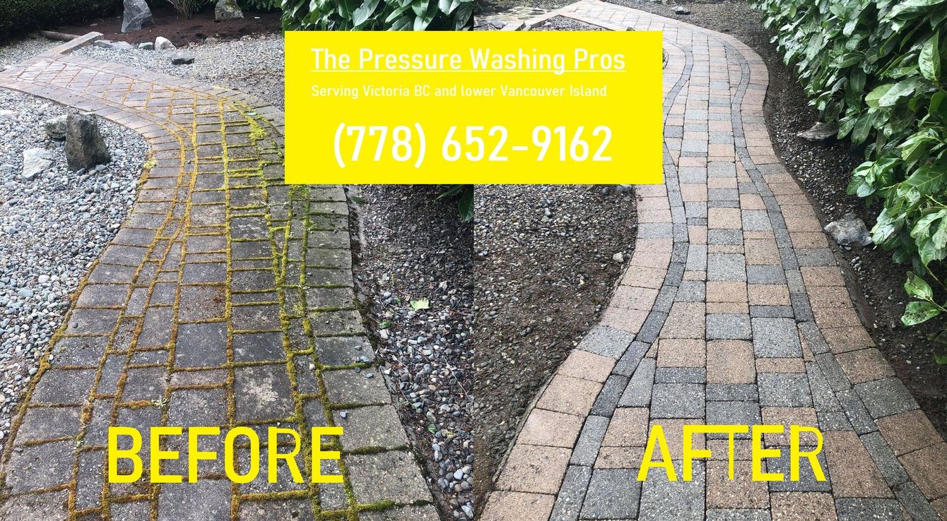 The Pressure Washing Pros, serving Victoria BC with commercial and residential pressure washing services