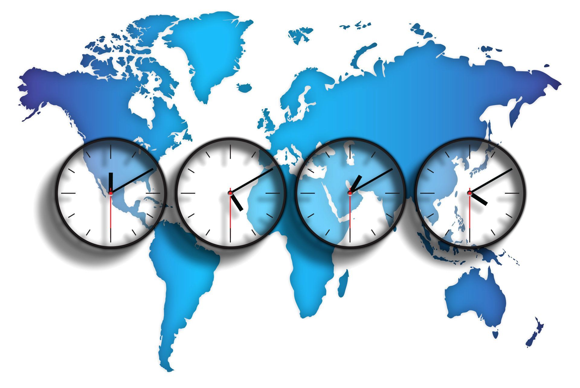 Picture of Time difference around the World