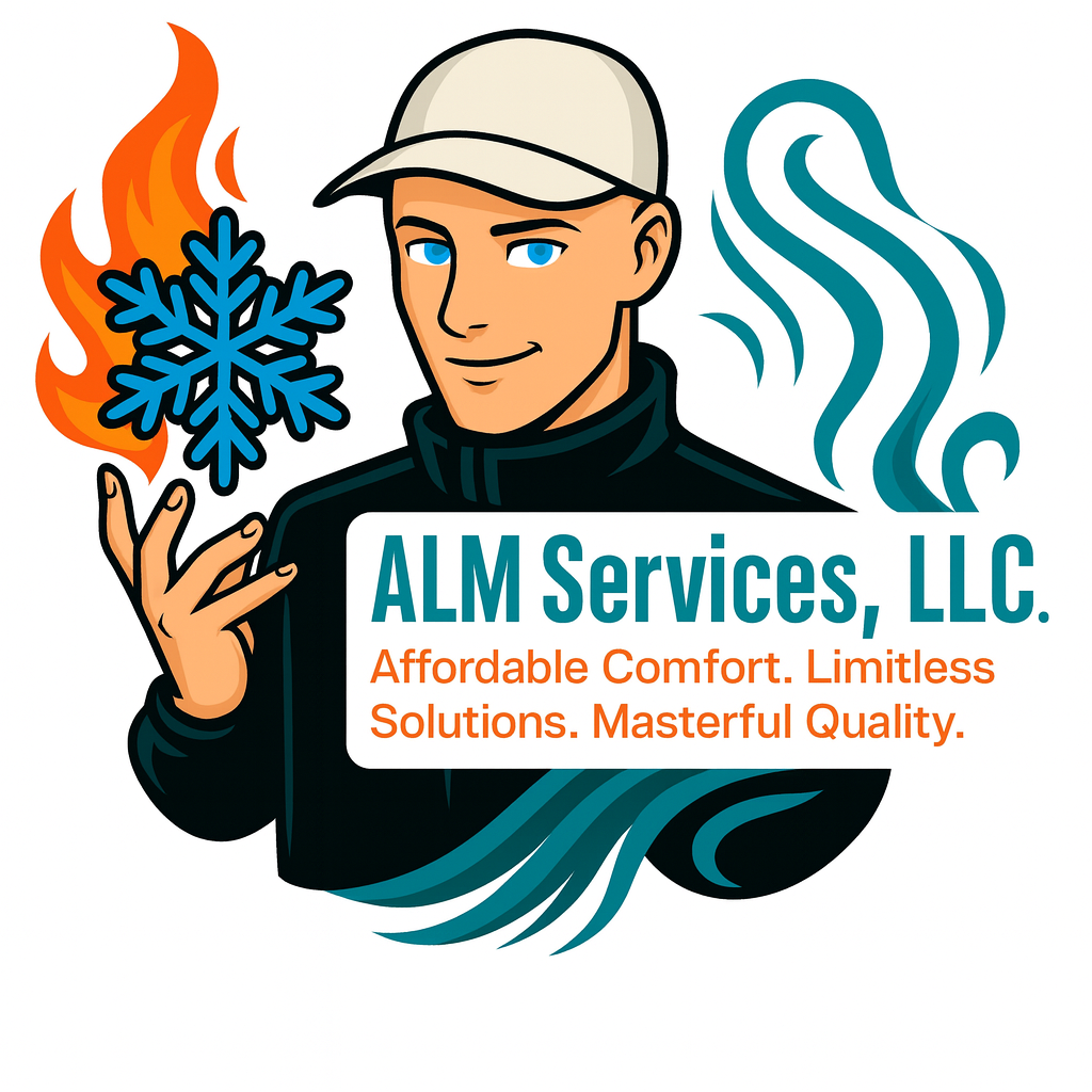 the logo for day and night heating and air conditioning co.