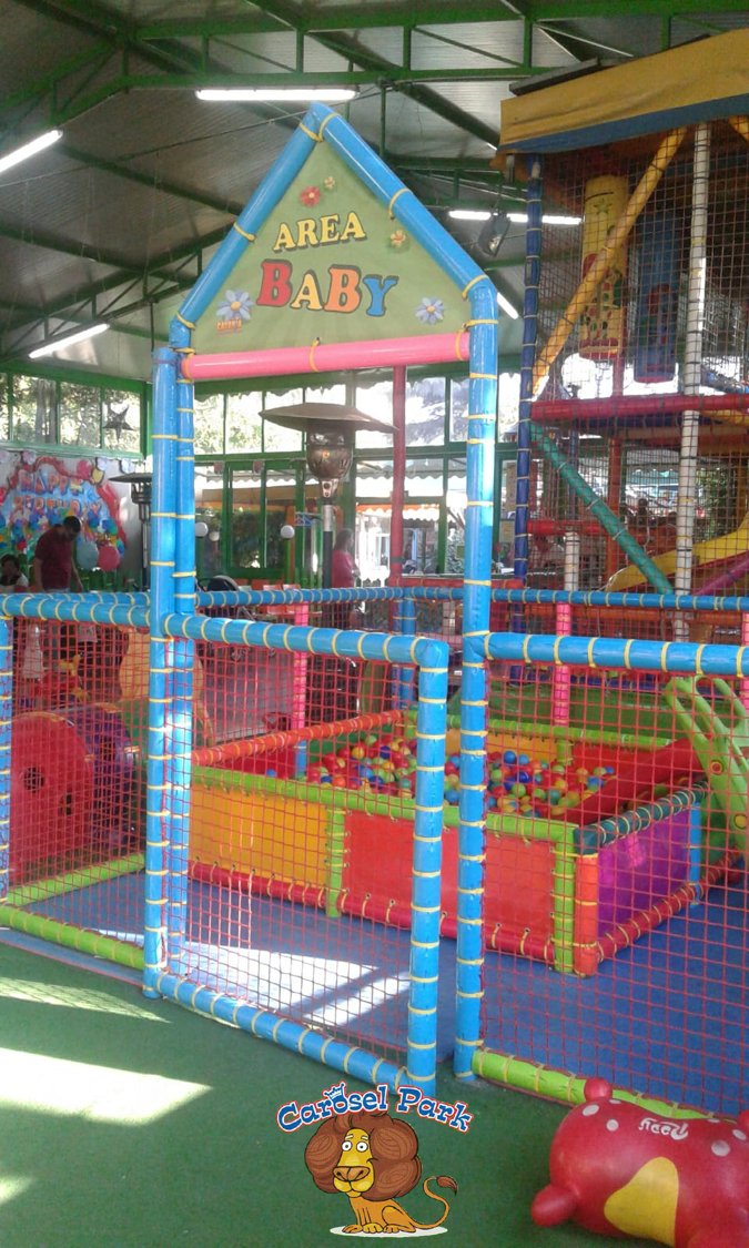 Gabbia divertimento per bambini dai 3 agli 8 anni- Carosel Park Roma