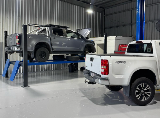 2 4x4 Vehicles In The Workshop — Axton Automotive Services in Kunda Park, QLD