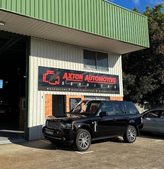 Land Rover 4x4 Parked Outside Of Our Office — Axton Automotive Services in Kunda Park, QLD