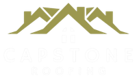 A logo for a company called capstone roofing