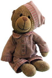 Teddy bear with hat and short