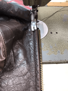 Leather Jacker Zip