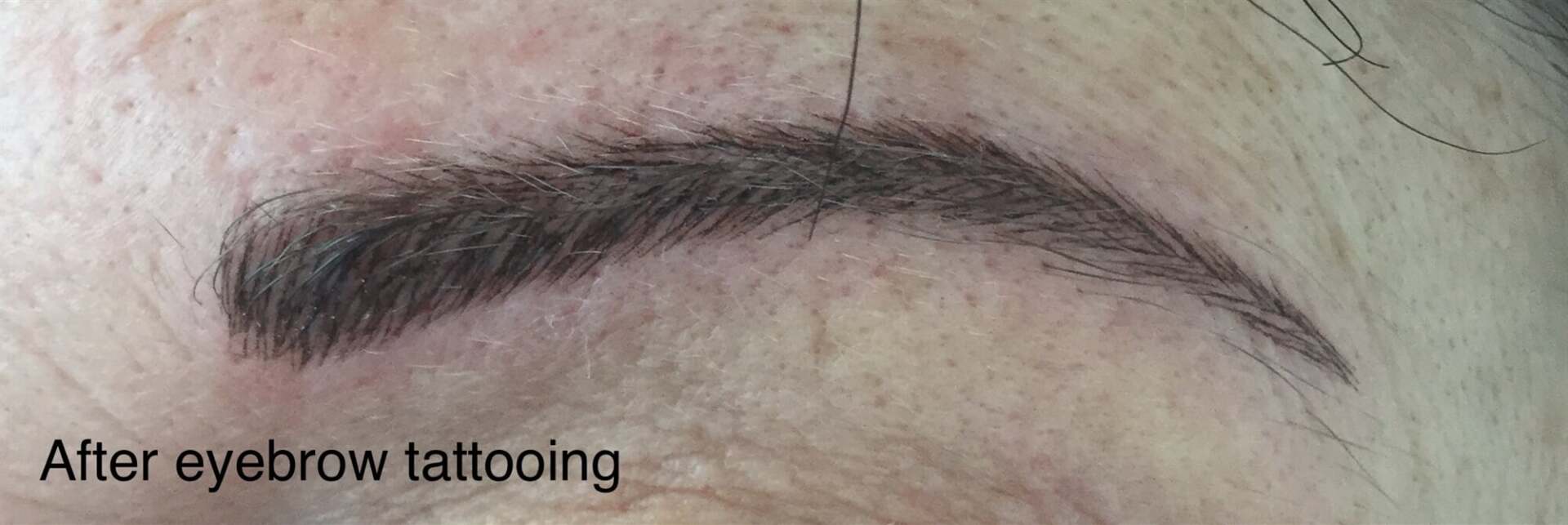 After Eyebrow Tattooing Process — Cosmetic Tattooing in Bundaberg, QLD