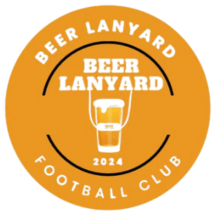 A logo for the beer lanyard football club
