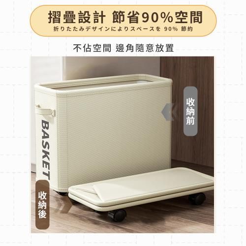 滑輪收納置物車