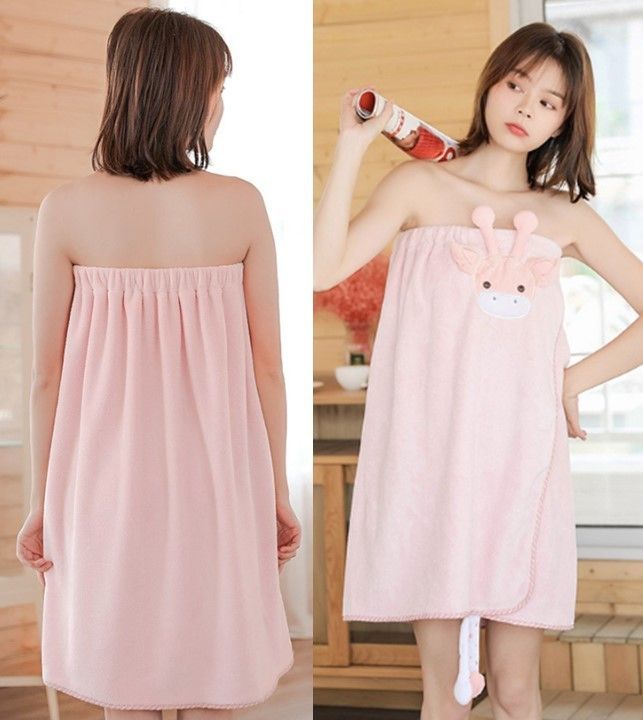 超萌造型浴裙二件組