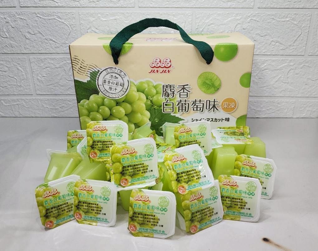 夏日輕奢饗宴 冰心麝香白葡萄Q凍(1組3盒)