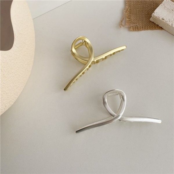 韓國啞光金屬質感抓夾(買一送一)