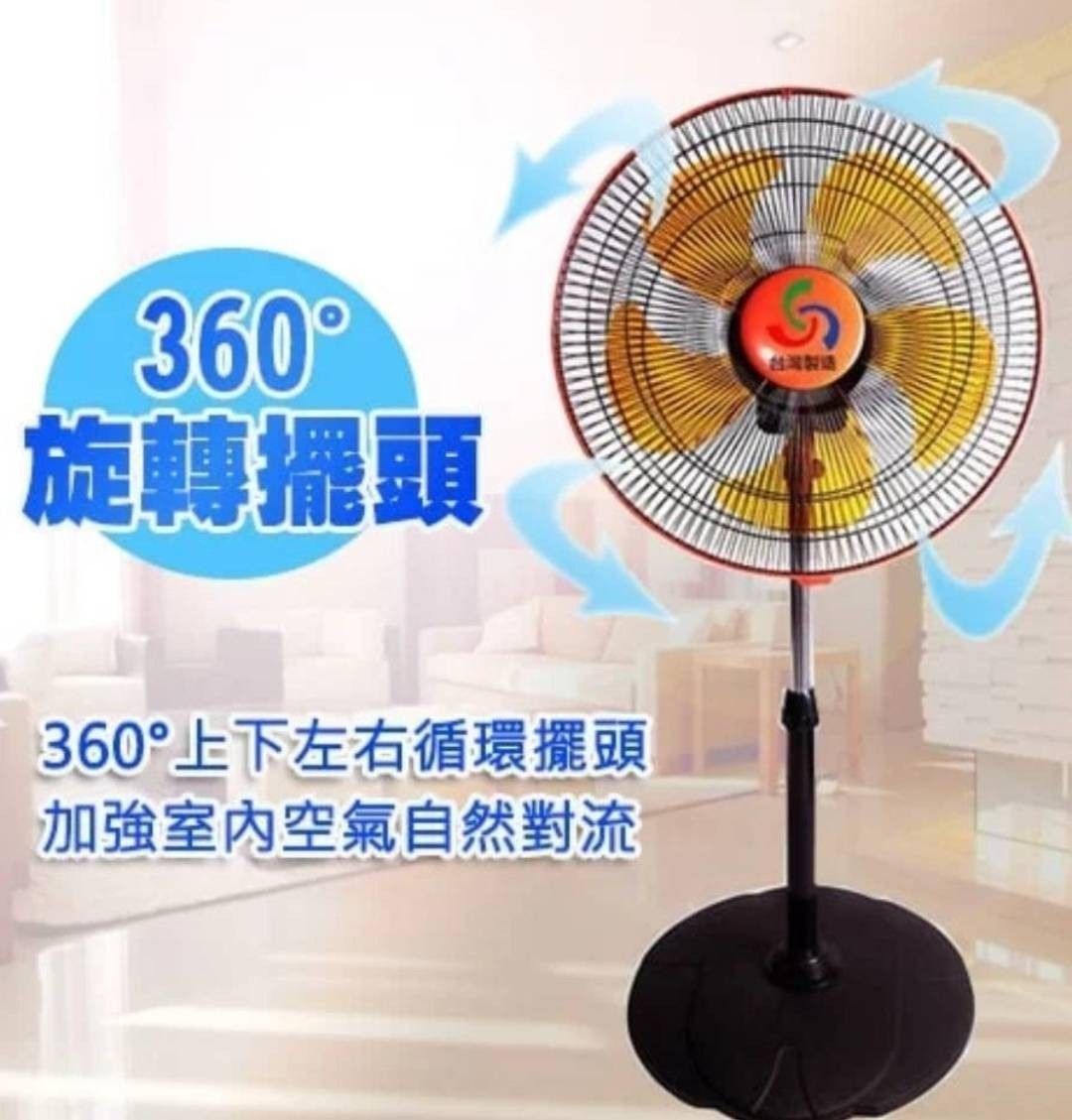360度擺頭風扇