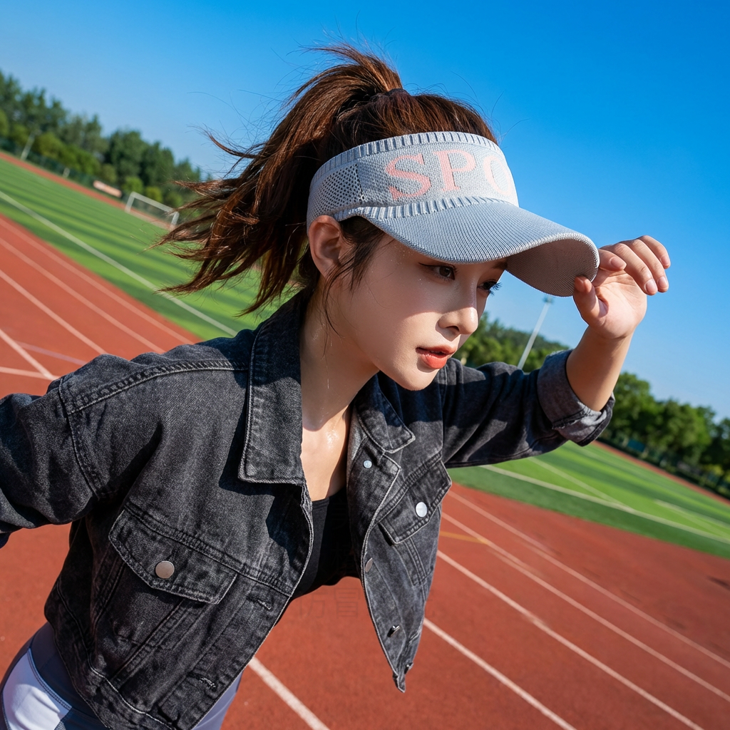 韓系V臉神隊友瞬涼空頂帽(買一送一)